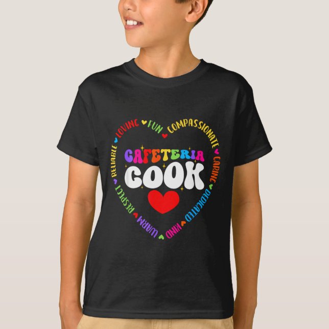 Food Services Crew Cafeteria Cook Helper School Sq T Shirt (Framsida)
