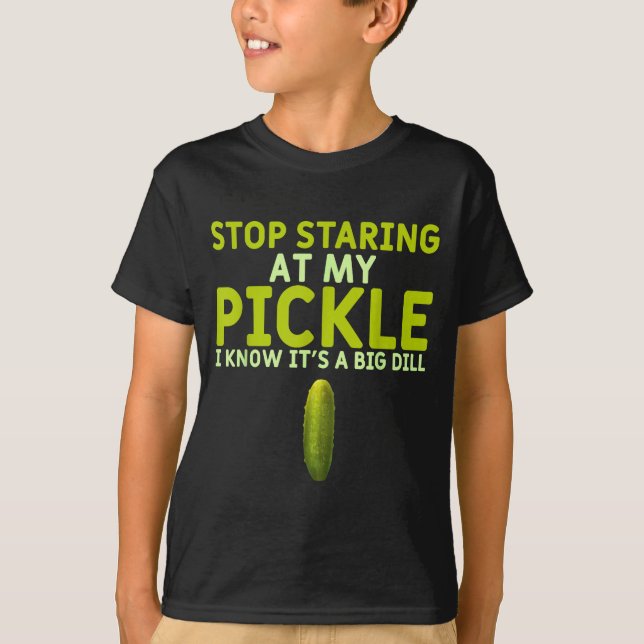 Food Stop Staring At My Ckle Funny Ckles  T Shirt (Framsida)