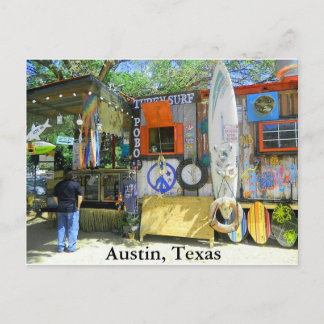 Food Truck, Austin Texas Vykort
