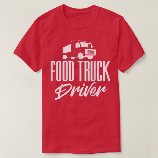 Food Truck Lettering Street Food Pop-up Restaurant T Shirt (Design framsida)