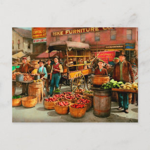 Food - Vegetables - Indianapolis Market 1908 Vykort