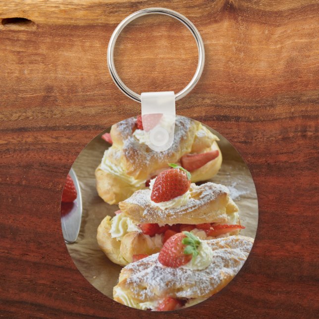 Foodie Älskare Sweet-drömmar Nyckelring (Framsida)