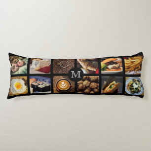 Foodie anpassningsbar monogram kroppskudde