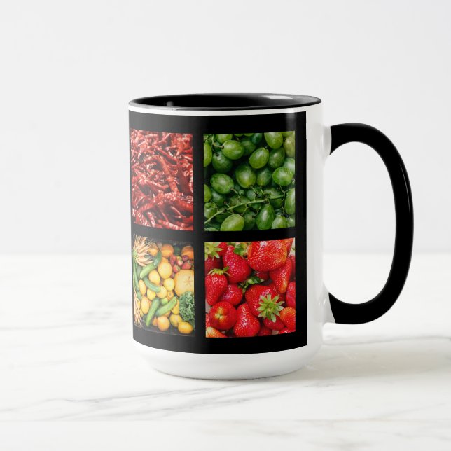 Foodie anpassningsbar monogram mugg 3 (Höger)