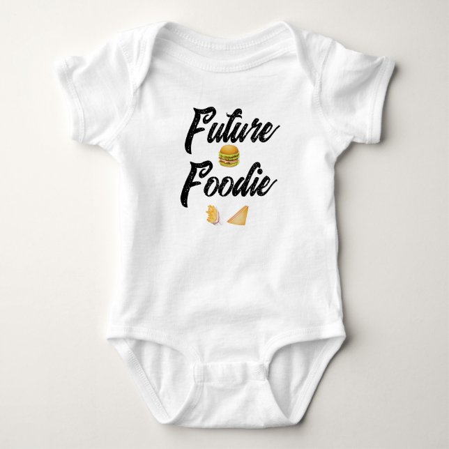 Foodie Baby Food T Shirt (Framsida)