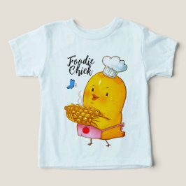 Foodie Chick Kids’ T‑Shirt (Age 3) T Shirt