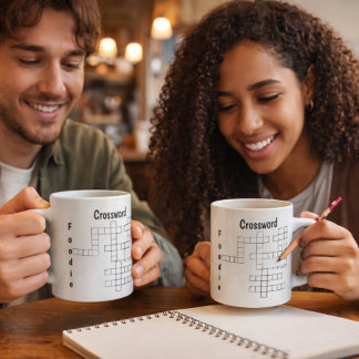 Foodie Crossword Puzzle | Interactive Brain Teaser Kaffemugg
