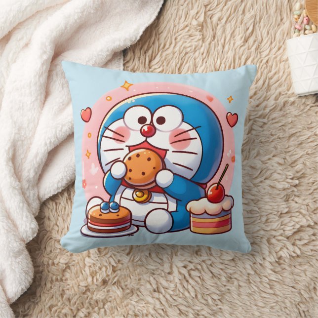 Foodie Doraemon Kudde (Filt)