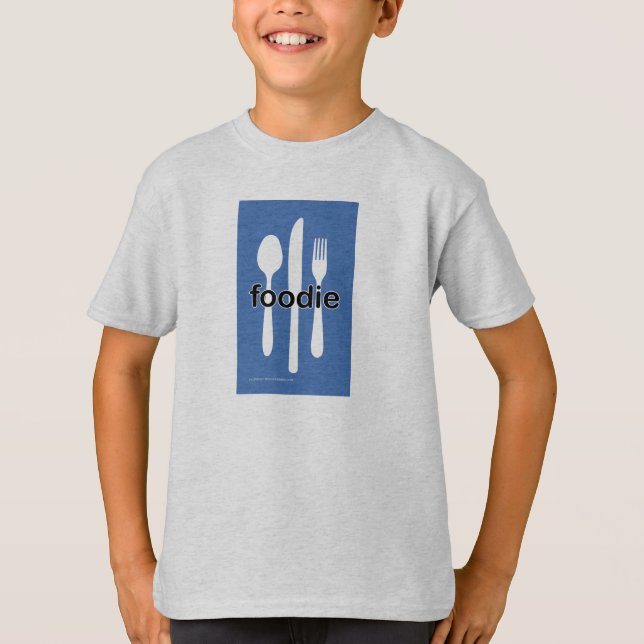 Foodie-färg Tee Shirt (Framsida)