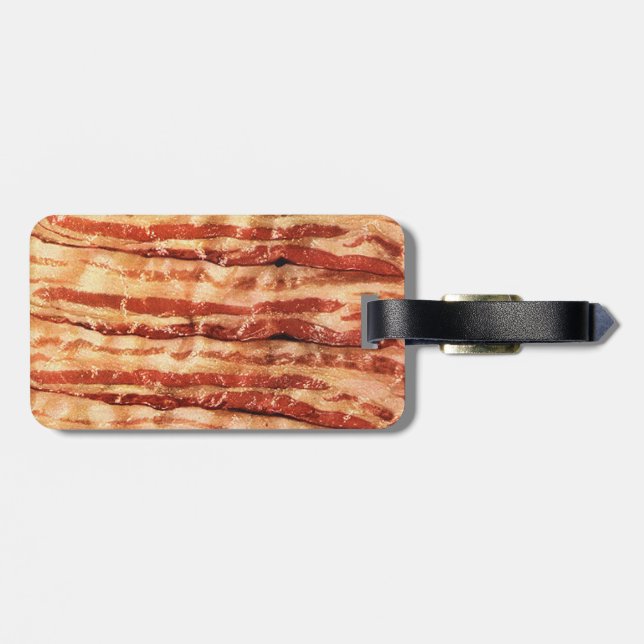 Foodie för KOCK för BACONbagagemärkre rolig Bagagebricka (Baksida Vågrät)