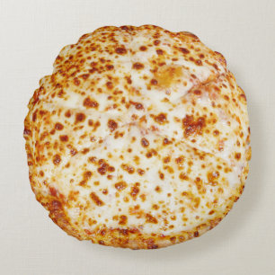 Foodie för mat för Pizzaälskare gullig rolig Rund Kudde