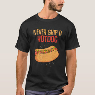 Foodie Hett Hund Franks Sause Fast Food Hotdog T Shirt