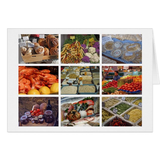 Foodie-kort Hälsningskort (Framsidan Horizontal)