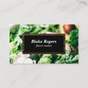 Foodie   Salad   Chef Visitkort