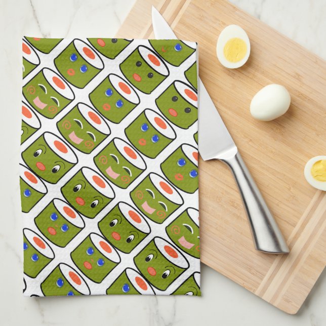 Foodie Sushi Kitchen Towel Kökshandduk (Vikt i Fjärdedel)