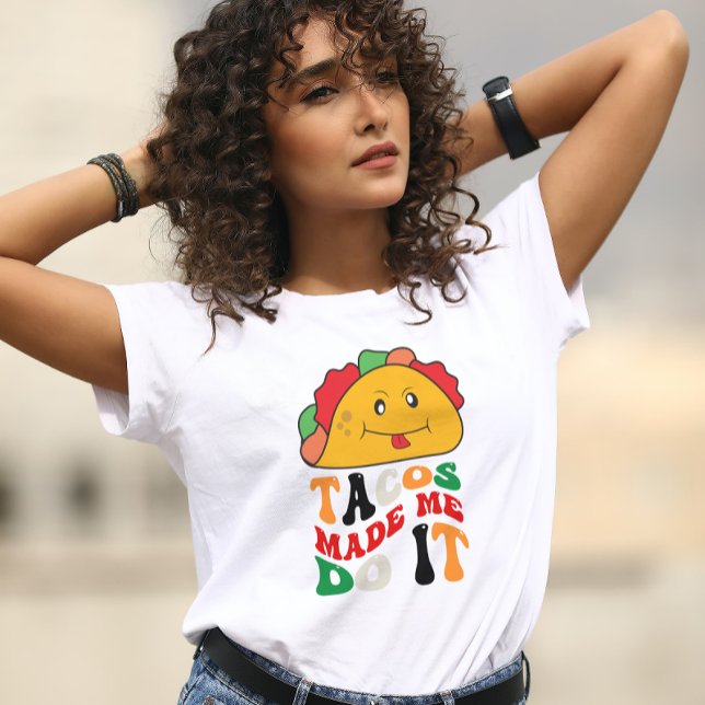 Foodie Taco Graphic T Shirt (Skapare uppladdad)