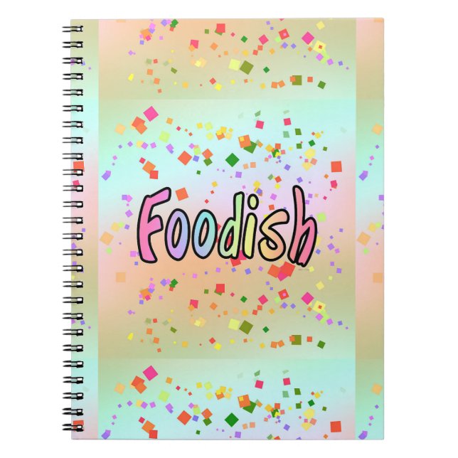 FOODISH Recept  Anteckningsbok (Framsidan)