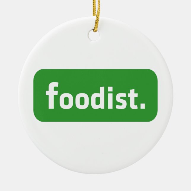 Foodist. Julgransprydnad Keramik (Framsidan)