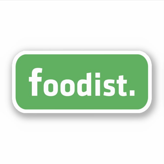 Foodist. Klistermärken (Framsida)