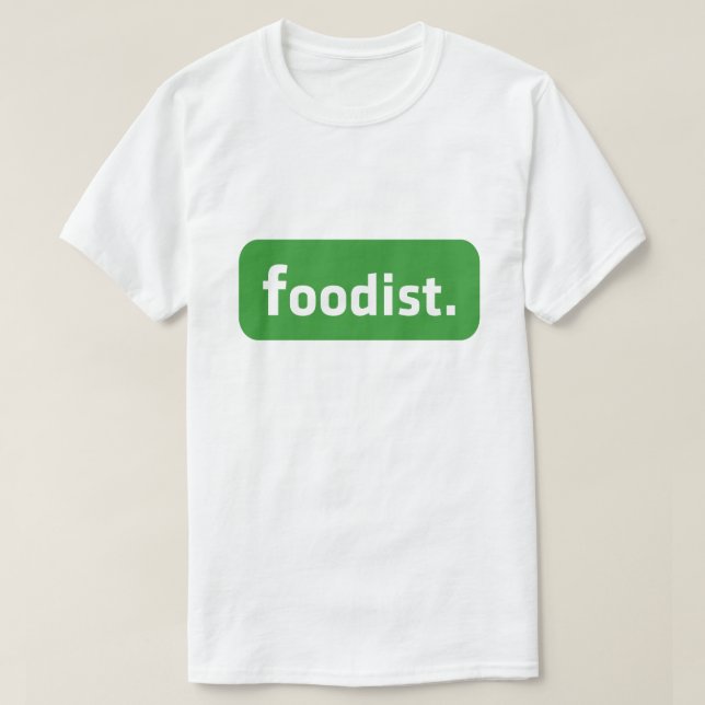 Foodist. T Shirt (Design framsida)