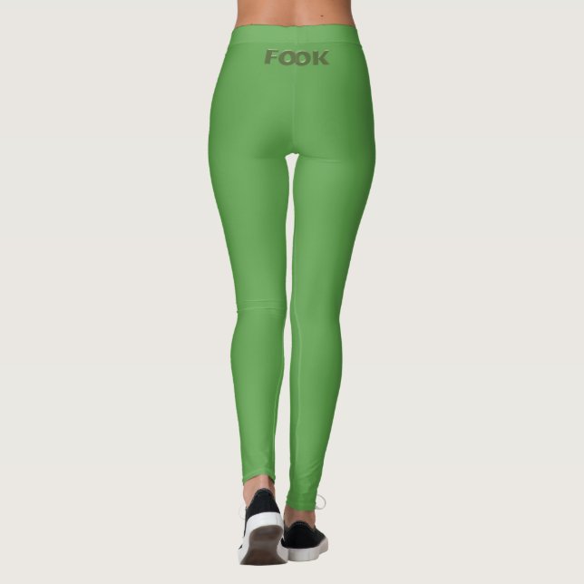 Fook grönt legations leggings (Baksida)
