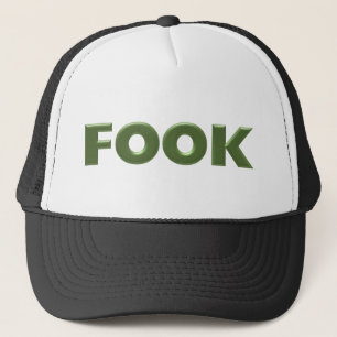 Fook svart truckerkeps