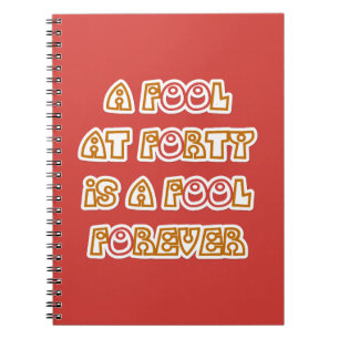 Fool Forever Anteckningsbok