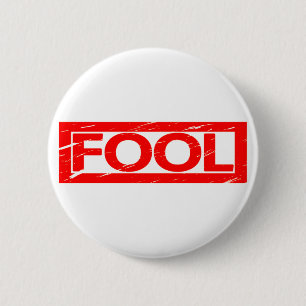 Fool Frimärke Knapp
