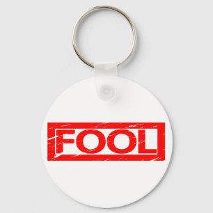 Fool Frimärke Nyckelring