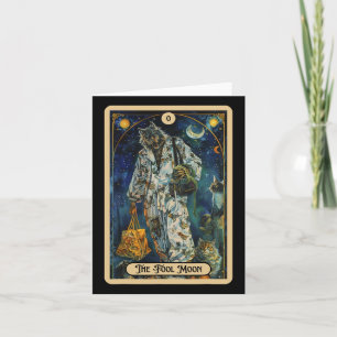 Fool Måne varulv (Fool) Halloween Tarot Kort