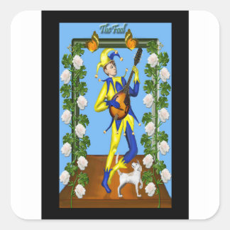 Fool - Sticker Fyrkantigt Klistermärke