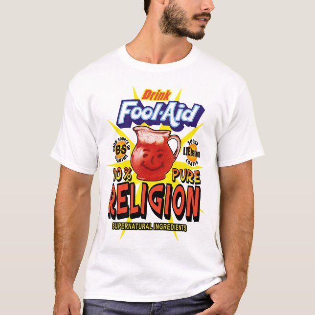 FOOL-STÖD: 100 % ren LIEbation - T Shirt (Framsida)