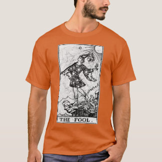 Fool Tarot Card Major Arcana förmögenhet att berät T Shirt