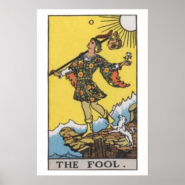 Fool Tarot Card Poster (Framsidan)