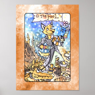 Fool Tarot Deck Poster
