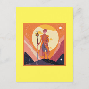 Fool Tarot-kortet Vykort