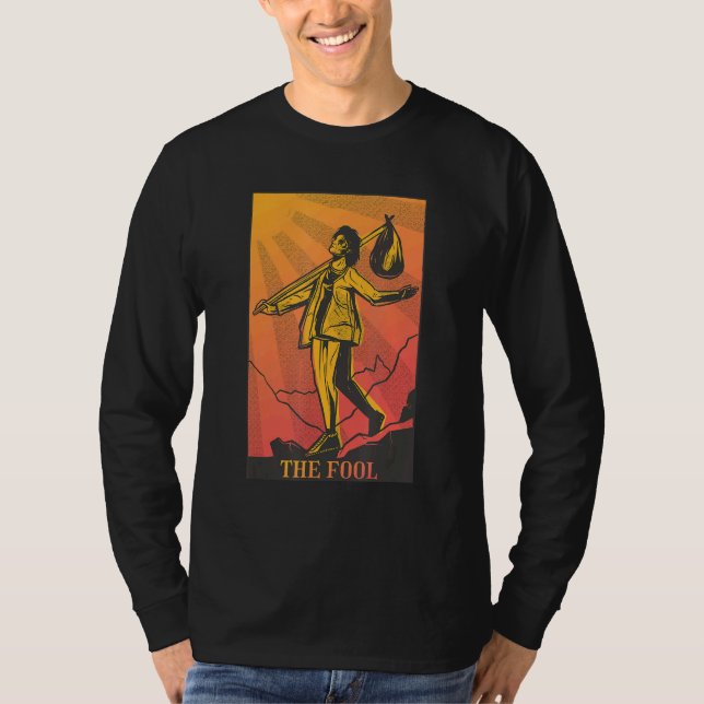 Fool Vagabond Tarot T Shirt (Framsida)