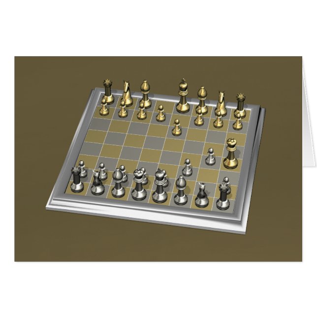 Fools matte hälsningskort (Framsidan Horizontal)