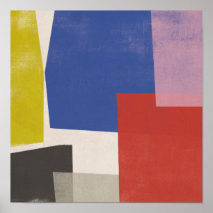 Foolscap - moderna färgblock poster
