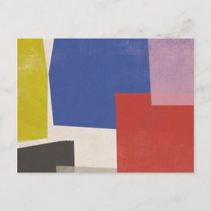 Foolscap - moderna färgblock vykort