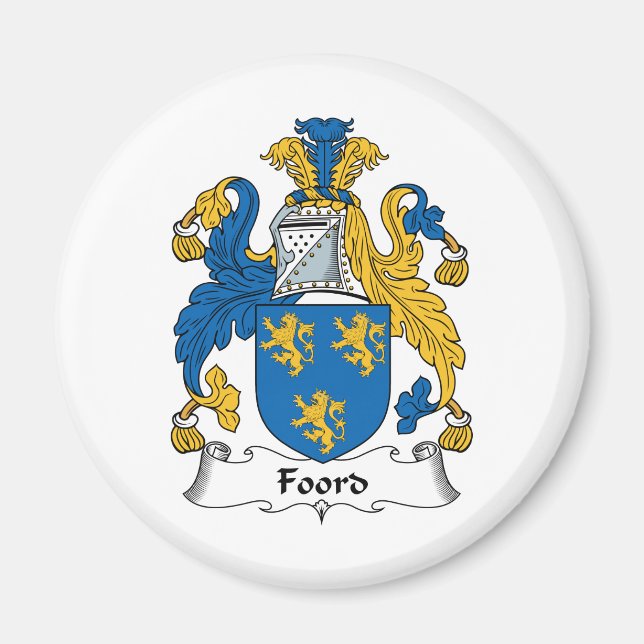 Foord Family Crest Magnet (Framsidan)