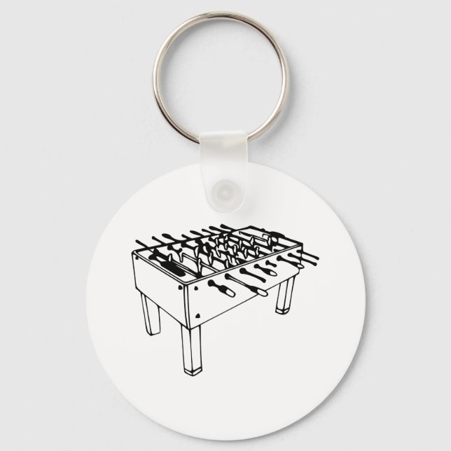 Foosball - Bord-fotboll Nyckelring (Framsida)