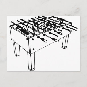 Foosball - Bord-fotboll Vykort