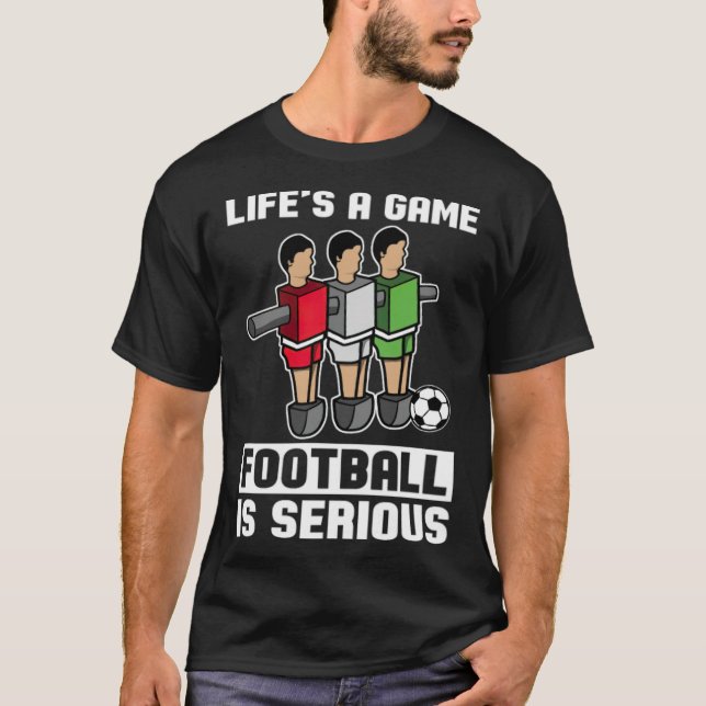 Foosball Bord Ocer älskare T Shirt (Framsida)
