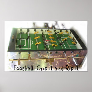 Foosball fattande poster