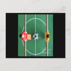 Foosball Football Table Game Vykort