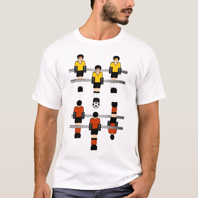 Foosball fotbollkonkurrens t shirt (Framsida)