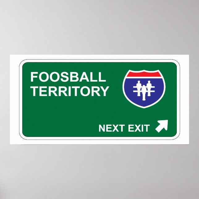 Foosball Next Exit Poster (Framsidan)