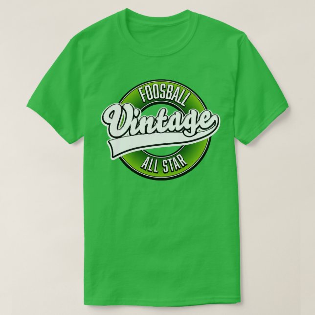 Foosball vintage alla 1 t shirt (Design framsida)
