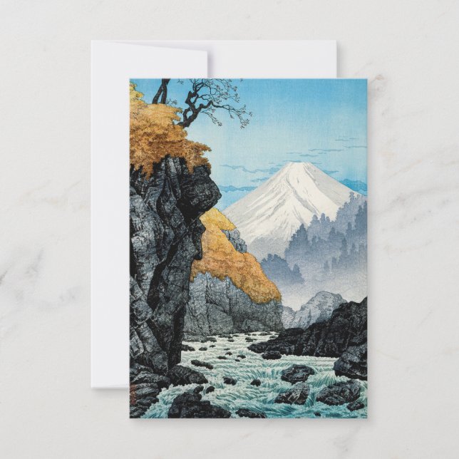 Foot av Mount Ashitaka (1932) av Hiroaki Takahashi Inbjudningar (Framsida)